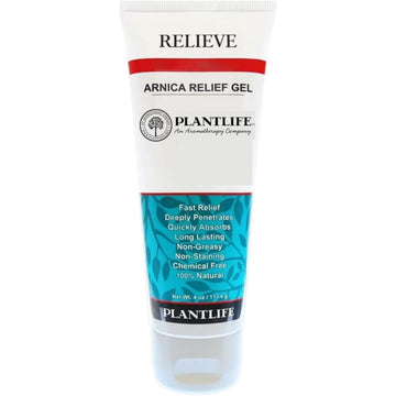 Plantlife Arnica Relieve Gel - Made with Arnica and 100% Pure Essential Oils - Relieve Products are a Homeopathic Solution for Everyday Use - Works Quickly and Effectively - Made in California Plantlife uk supplements