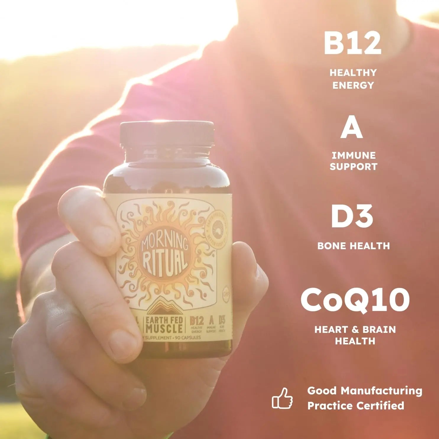 Earth Fed Muscle Morning Ritual Multivitamin for Women Supports General Health & Wellness - Multivitamin with Iron for Immune & Heart Support Earth Fed Muscle uk supplements