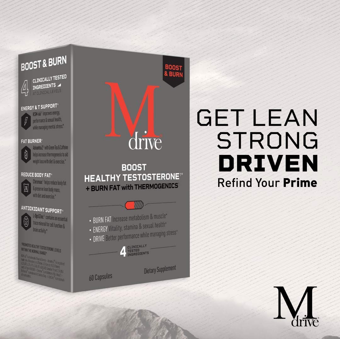 Mdrive Boost & Burn for Men Start Everyday Nutrition & Protein Powder - Natural Energy Mdrive uk supplements