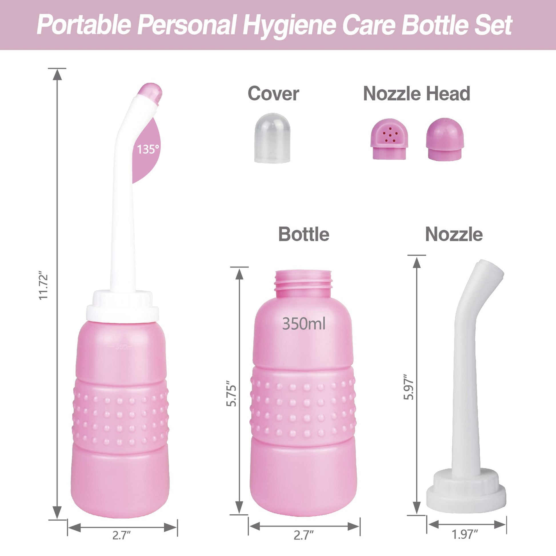 TopQuaFocus 12oz Perineal Bottle for Postpartum Care Portable Travel Peri Sprayer Bidet Postpartum TopQuaFocus uk supplements