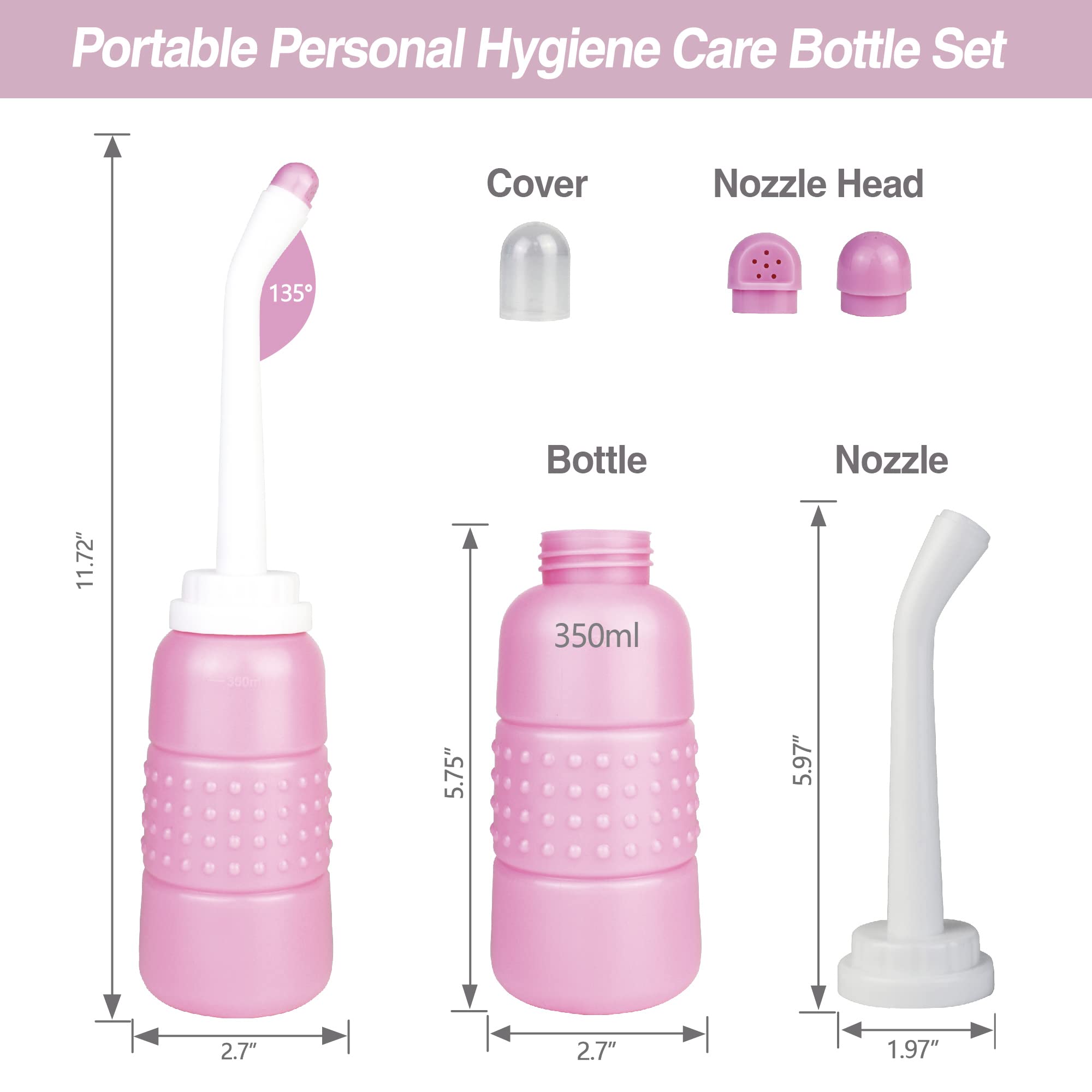 TopQuaFocus 12oz Perineal Bottle for Postpartum Care Portable Travel Peri Sprayer Bidet Postpartum TopQuaFocus uk supplements