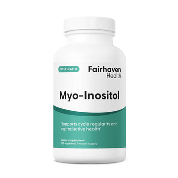 Fairhaven Health Myo-Inositol Supplement for Women and Men | Vitamin B8 2000mg | Vegan Inositol Powder Capsules | Gluten, Dairy and Soy Free | 120 Inositol Capsules Fairhaven Health uk supplements
