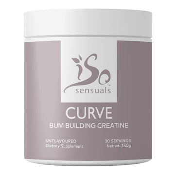 IsoSensuals Curve Bum Building Creatine - Micronized 200 Mesh for Smooth Muscle IsoSensuals uk supplements