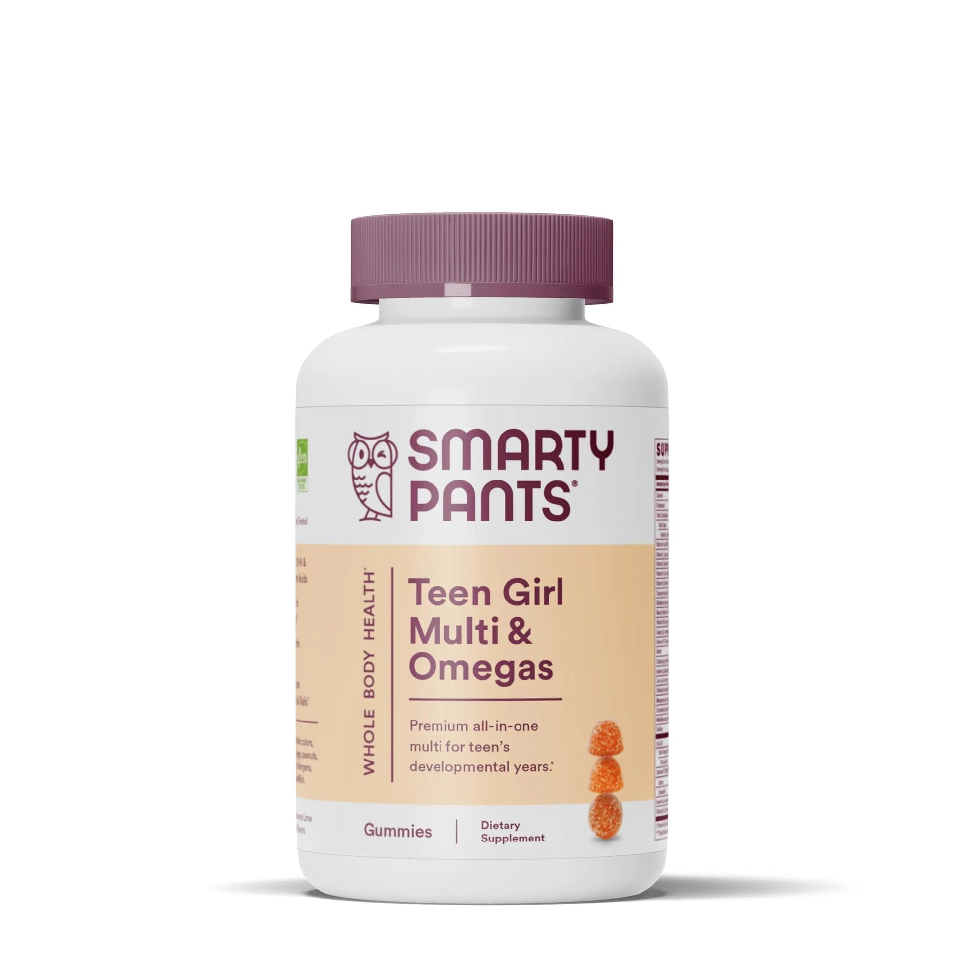 SmartyPants Teen Girl Multivitamin Gummies: Omega 3 Fish Oil (EPA/DHA), Vitamin D3, C, Vitamin B12 & Kids Multivitamin Gummies SmartyPants uk supplements