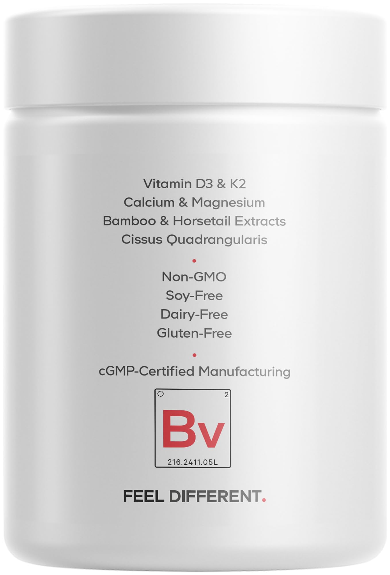 Codeage Bones Vitamins+ - Vitamin D3 & K2, Vitamin C, Calcium, Magnesium, Zinc, Hesperidin, L-Lysine, Manganese, Bamboo, Horsetail, Cissus, Boron, Trans-Resveratrol, Non-GMO Supplement - 90 Capsules Codeage uk supplements