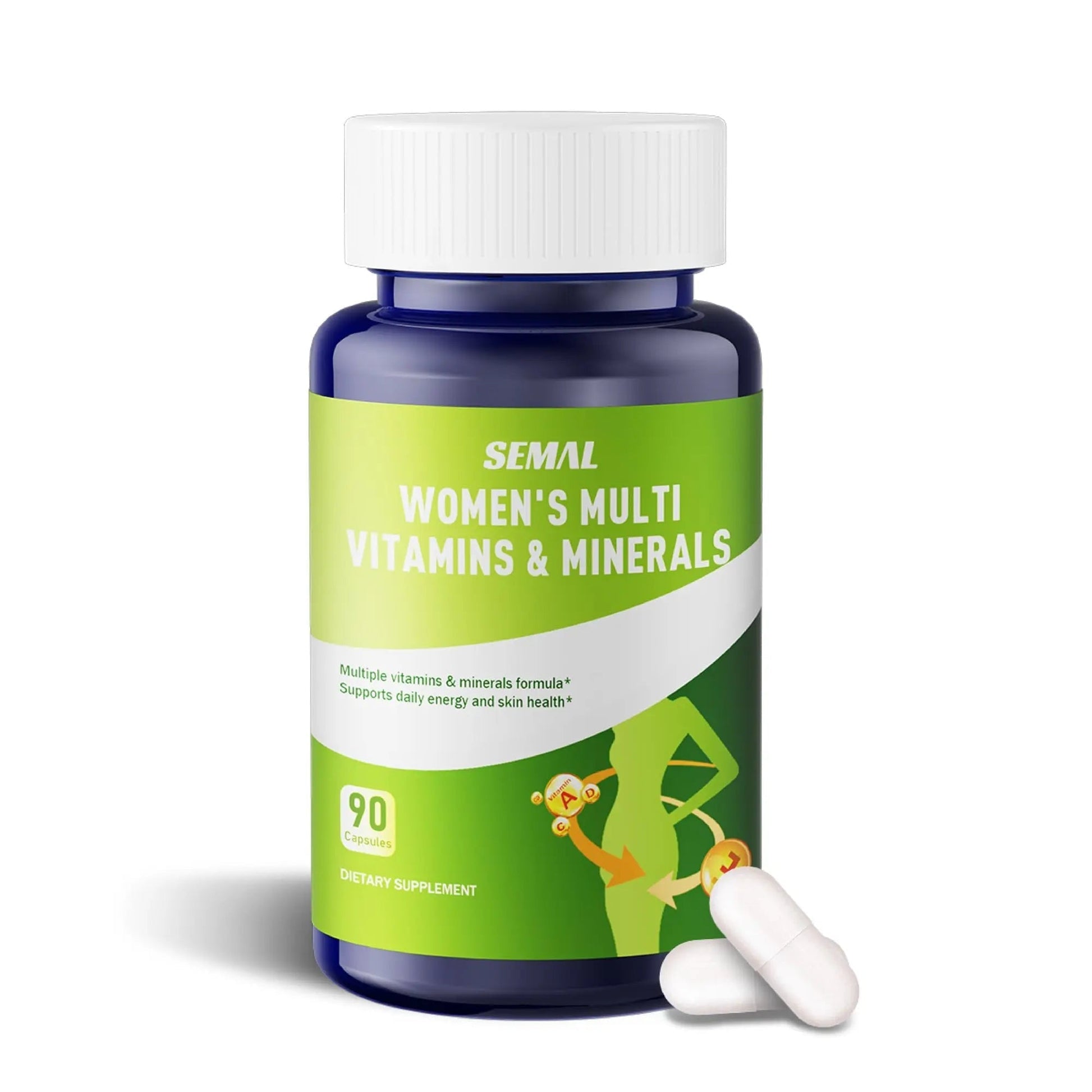 SEMAL Daily Multivitamin & Multimineral Supplement for Women (90 Capsules) SEMAL uk supplements