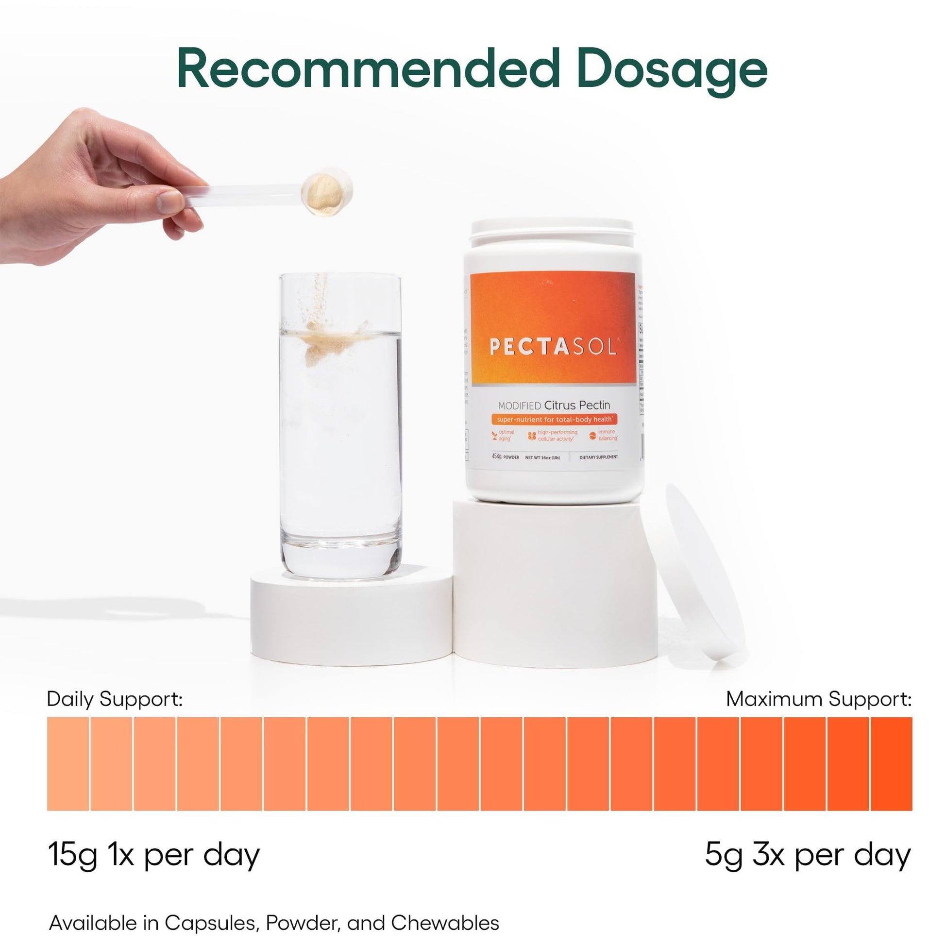 PectaSol Modified Citrus Pectin – 454g Powder – Total-Body Health Supplement to Support the Heart, Immune System, Inflammation Response & Healthy Aging + Maintain Healthy Galectin-3 Levels EcoNugenics uk supplements
