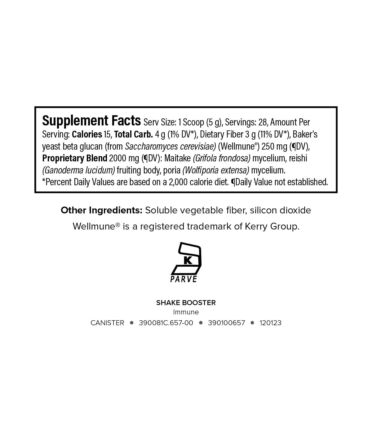 Isagenix Immune Shake Booster - Supports Healthy Immune Function with Wellmune® Beta-Glucans & Mushroom Blend - Unflavored Powder for Easy Mixing - Good Source of Fiber - No Artificial Ingredients Isagenix uk supplements