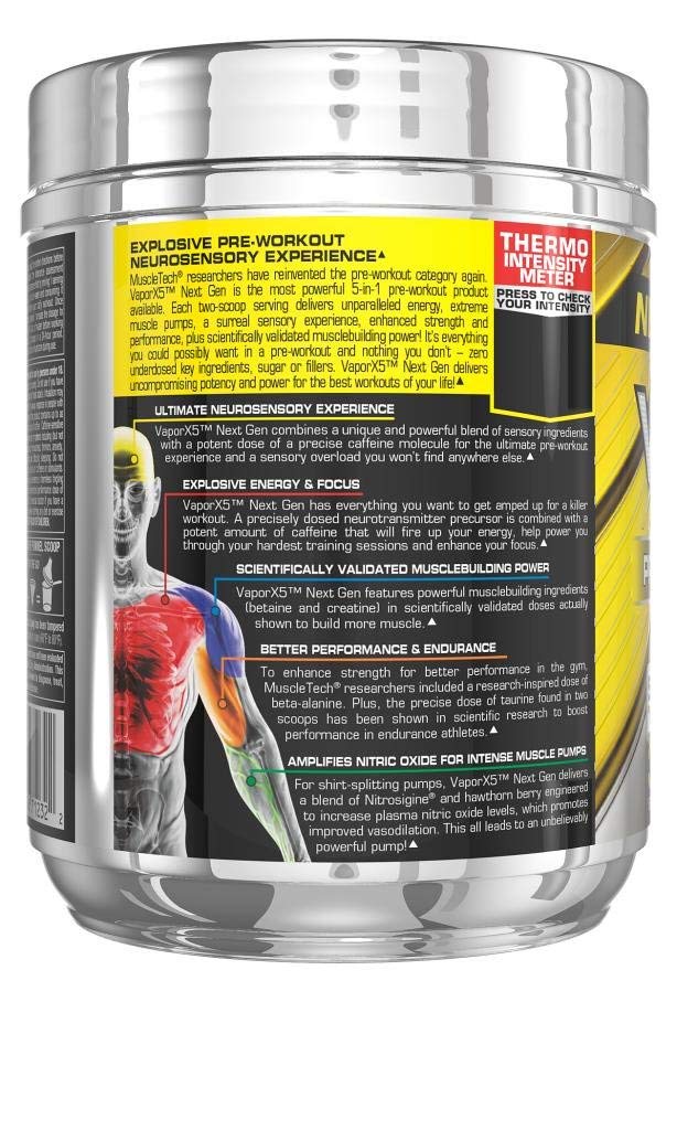 Pre Workout Powder | MuscleTech Vapor X5 for Men & Women, Energy Drink Mix Sports MuscleTech uk supplements