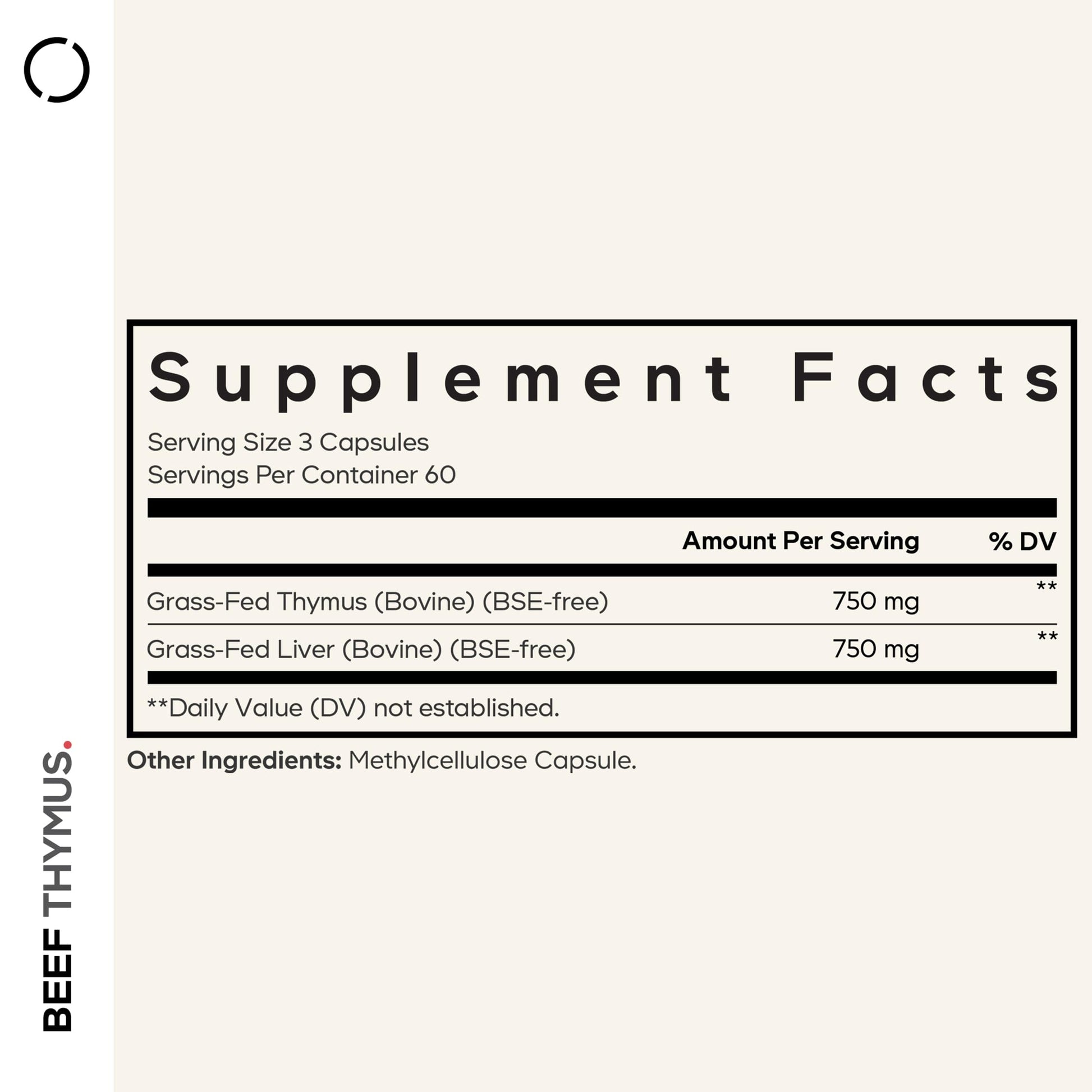 Codeage Grass Fed Beef Thymus Supplement Superfood, Freeze Dried, Non-Defatted, Desiccated Thymus & Liver Pills, Glandulars Meat, Pasture Raised Beef Vitamins, Non-GMO, 180 Capsules Codeage uk supplements