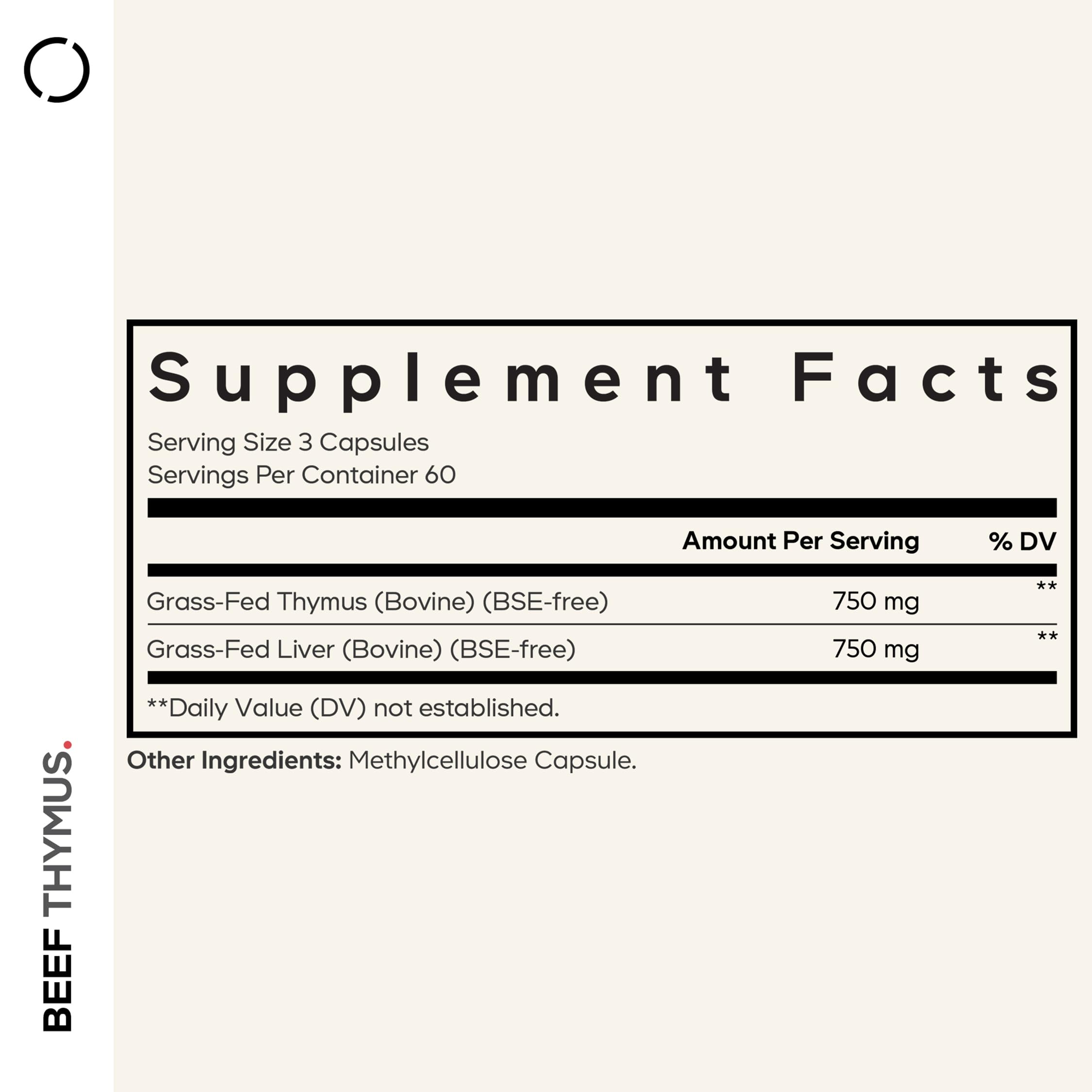 Codeage Grass Fed Beef Thymus Supplement Superfood, Freeze Dried, Non-Defatted, Desiccated Thymus & Liver Pills, Glandulars Meat, Pasture Raised Beef Vitamins, Non-GMO, 180 Capsules Codeage uk supplements