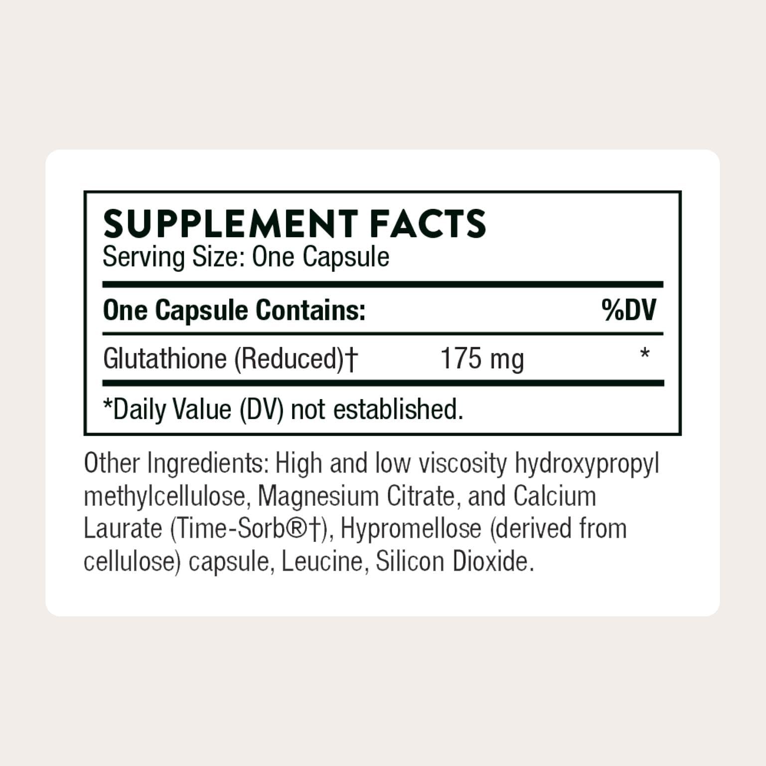 THORNE - Glutathione-SR - Sustained-Release Glutathione for Antioxidant Support* - 60 Capsules THORNE uk supplements
