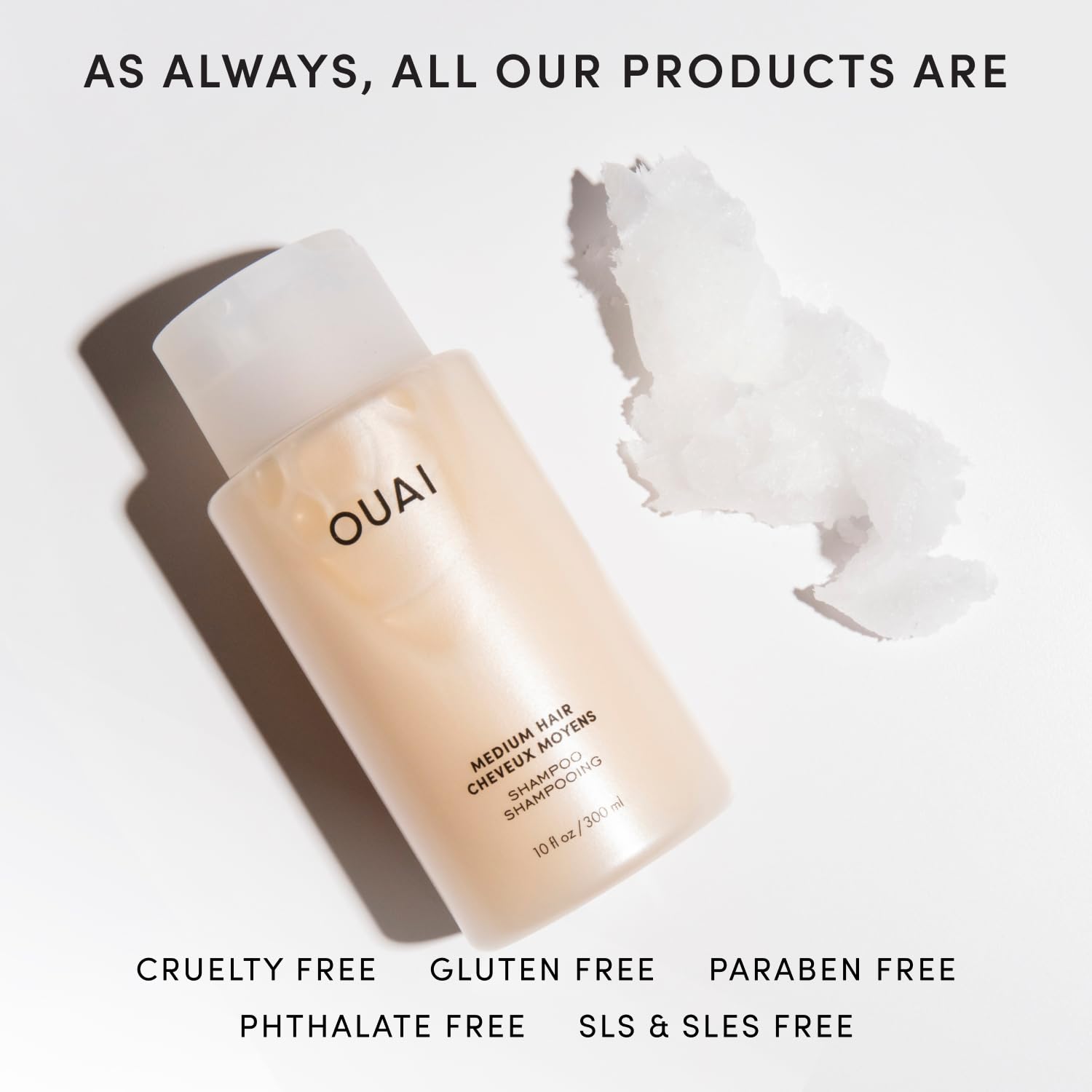 OUAI Medium Shampoo Refill - Hydrating Shampoo with Coconut Oil, Babassu, Kumquat Extract and Keratin - Strengthens, Nourishes and Adds Shine - Paraben, Phthalate and Sulfate Free Hair Care (32 Fl Oz) OUAI uk supplements