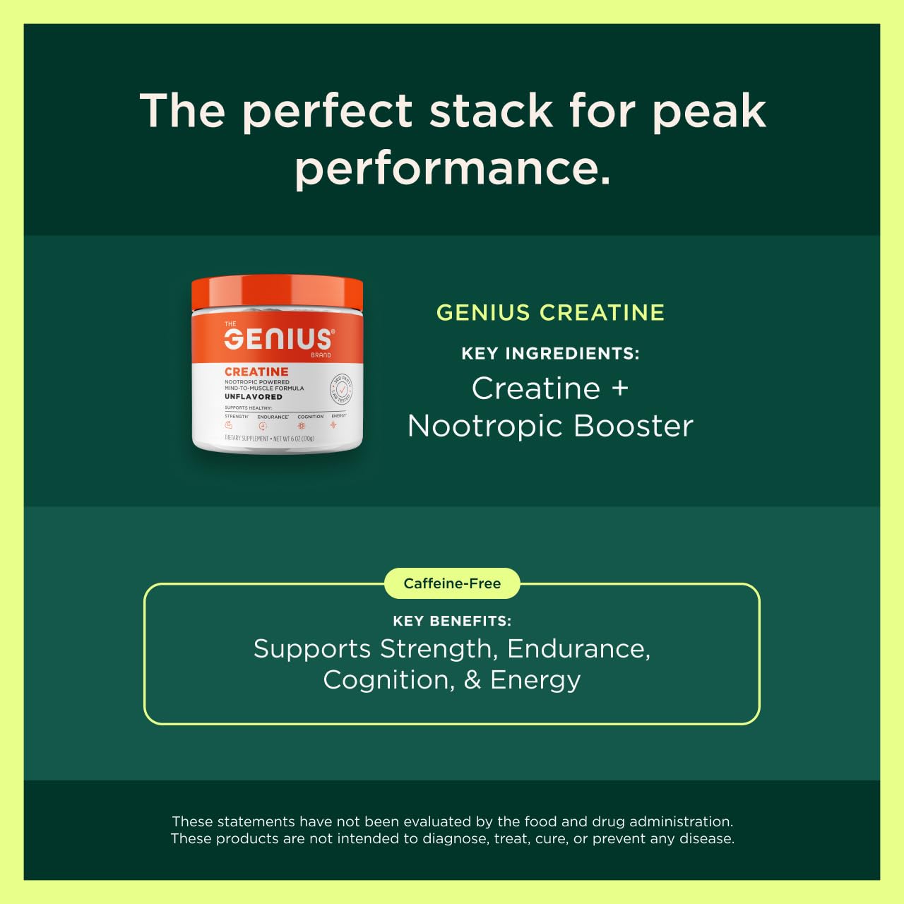 The Genius Brand Organic Mushroom Coffee + Collagen - Daily Energy Support - Healthy Immune Function - Arabica Coffee with Cordyceps, Reishi & Lion's Mane Mushroom Blend - 10.6 oz (30 Servings) The Genius Brand uk supplements