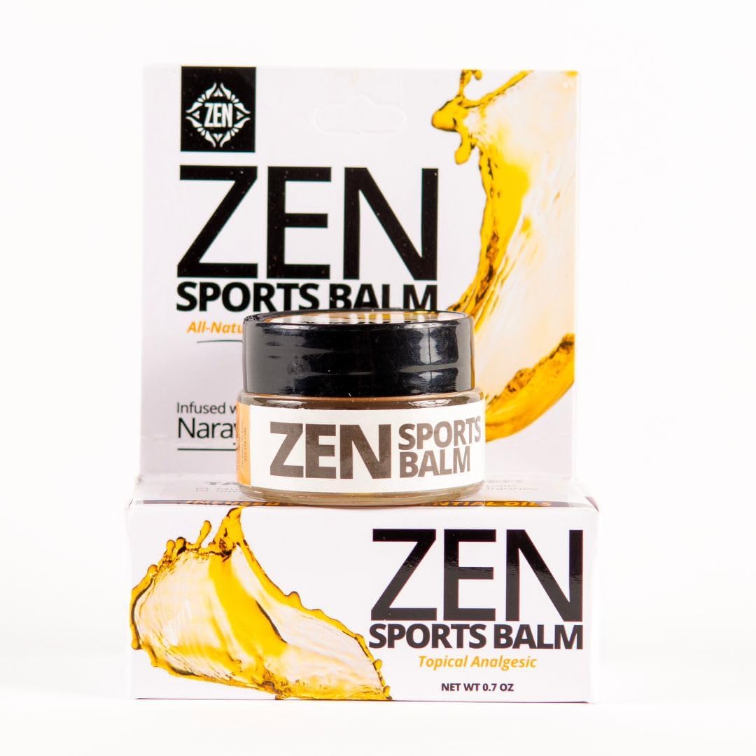ZEN Sports Balm with Narayani Oil- Cramps, Backaches and Other Workout & Exercise Injuries, Fast-Acting (Pack of 3) ZEN uk supplements