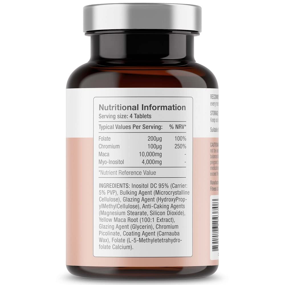 Free Soul Myo-Inositol Ultra Supplement with 4,000mg Myo-Inositol, 200ug Folate, 100ug Free Soul uk supplements