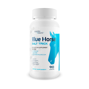 Blue Horse Salt Trick - Our Best Blood Flow Supplement for Men - Our Best Circulation Supplement - Male Circulation Supplements Nitric Oxide Vasodilator to Improve Blood Flow 7 Blue Salt Trick for Men True You Health uk supplements