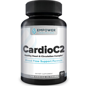 Empower Health Labs CardioC2 Circulation & Energy Support – Doctor-Formulated Blend with Beet Root, Black Garlic, Hawthorn & CoQ10 – Supports Healthy Blood Flow, Energy & Clarity – 60 Capsules Empower Health Labs uk supplements