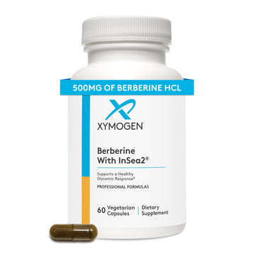 XYMOGEN Berberine with InSea2 - Blend of Polyphenols - Cellular Metabolic & Immune Support - Plant-Based, Gluten-Free & Non-GMO - 60 Capsules XYMOGEN uk supplements