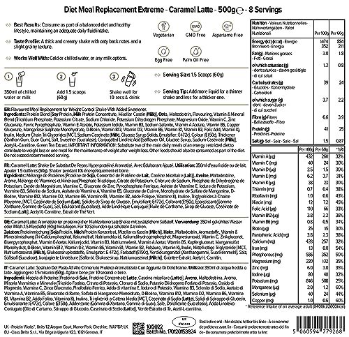 Protein Works - Diet Meal Replacement Extreme Shake, 200 Calorie Meal, High Protein Meal Protein Works uk supplements