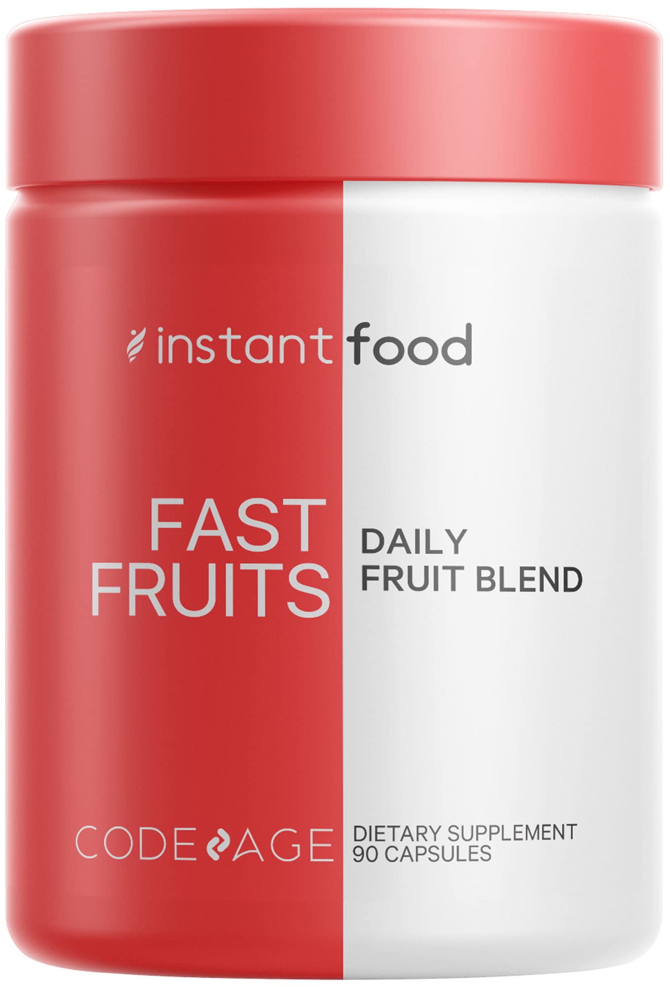 Codeage InstantFood Easy Veggies + Fast Fruits Bundle – Vegetable & Fruit Blend Capsule Supplement – Plant-Based Phytonutrient Formula – Vegan, Non-GMO – 180 Capsules Codeage uk supplements