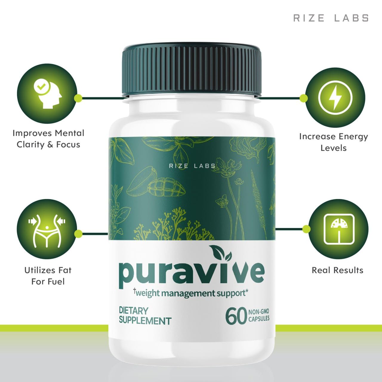 (5 Pack) Puravive Weight Health Pills, Puravive Exotic Rice Capsules Reviews, Purevive Weight rize labs uk supplements