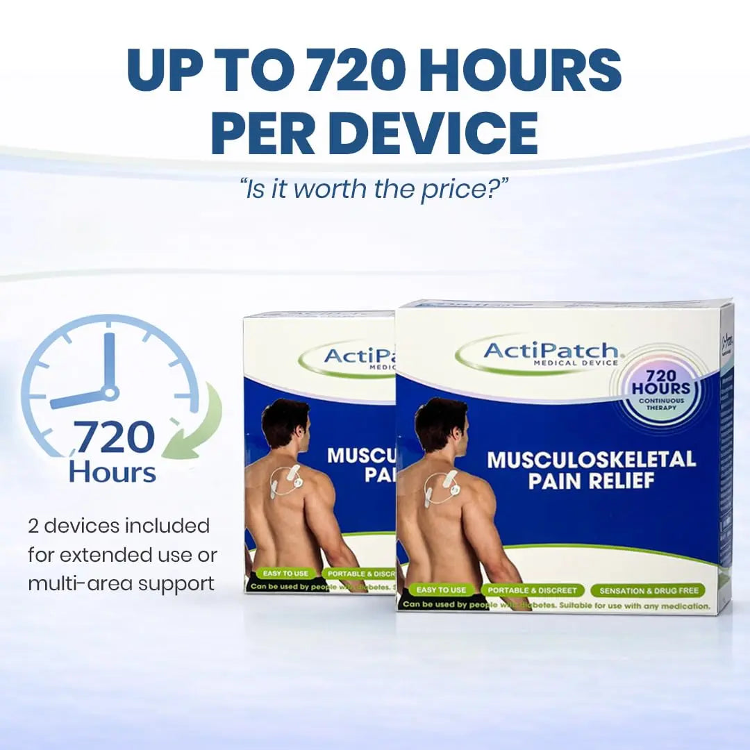 Mint Bucket ActiPatch Wearable Pain-Relief Device, 2-Pack Bundle – Pulsed Shortwave Therapy Loop for Back, Knee, Hip & Joint Discomfort, Long Lasting Leg Pain Relief Product Mint Bucket Brands uk supplements