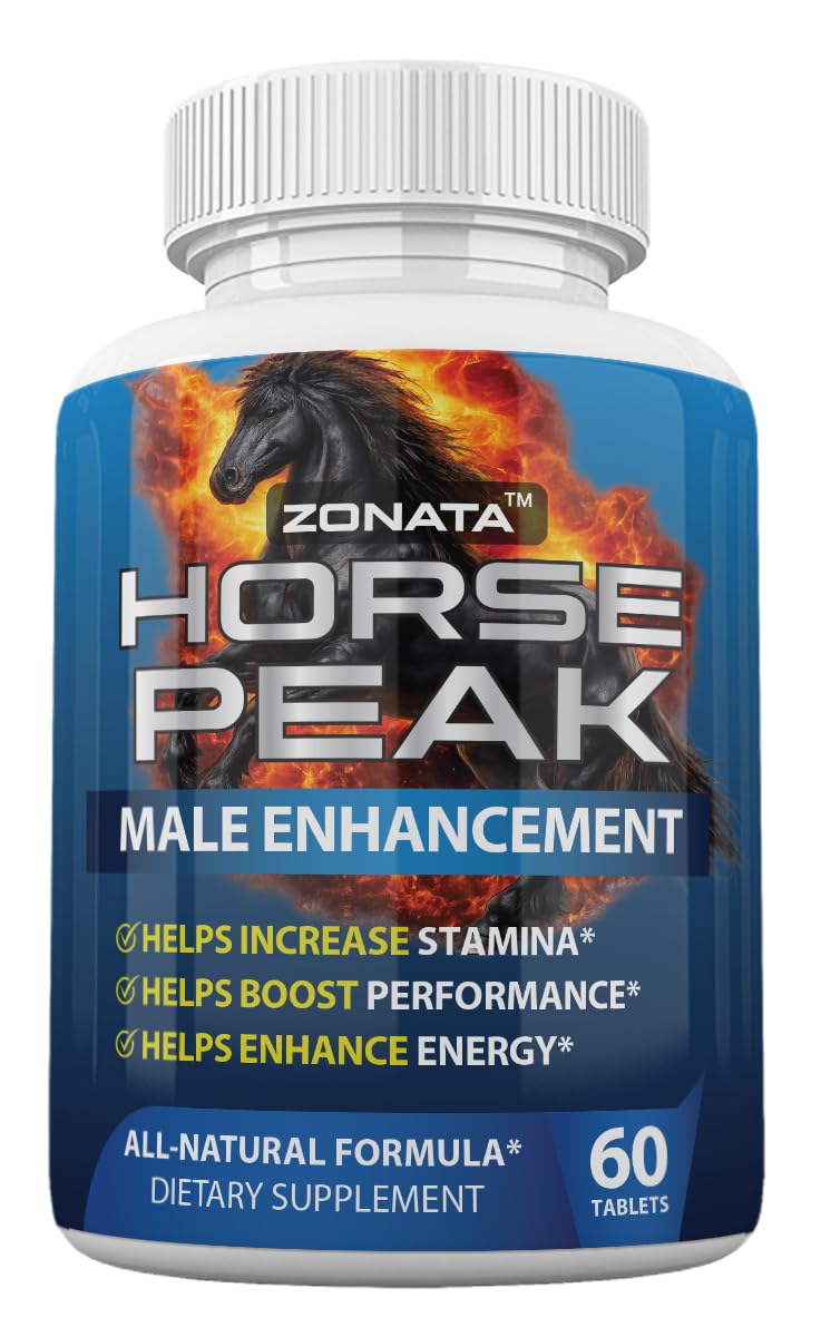 Zonata Horse Peak Dietary Supplements for Men - Horse Peak Supplement Naturally Enhance Performance, Endurance, and Energy Levels* - Horse Peak Pills - 60 Count Zonata uk supplements
