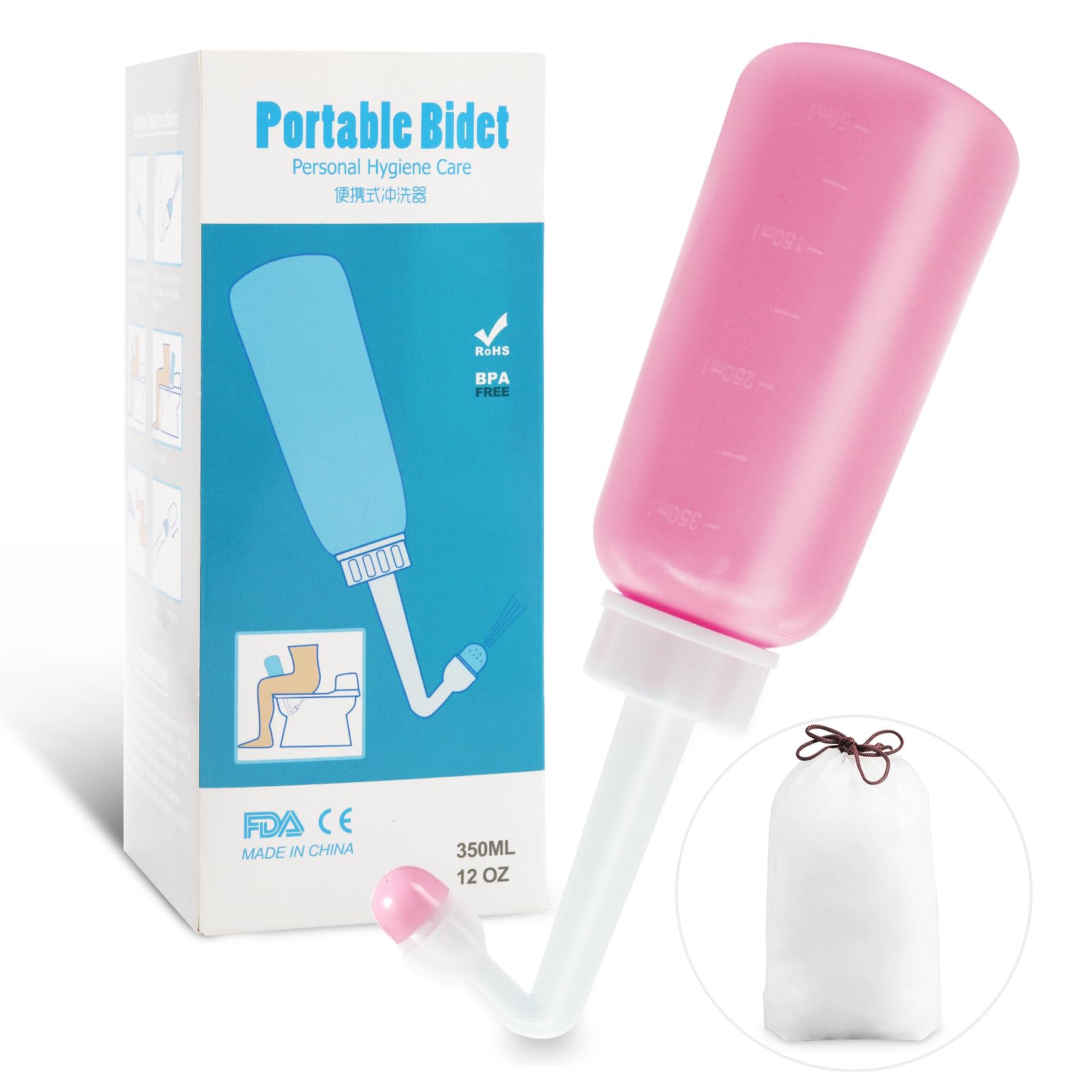 Peri Bottle for Postpartum Care,12 OZ Perineal Bottle Postpartum Essentials Upside Down Peri Bottle Showvigor uk supplements