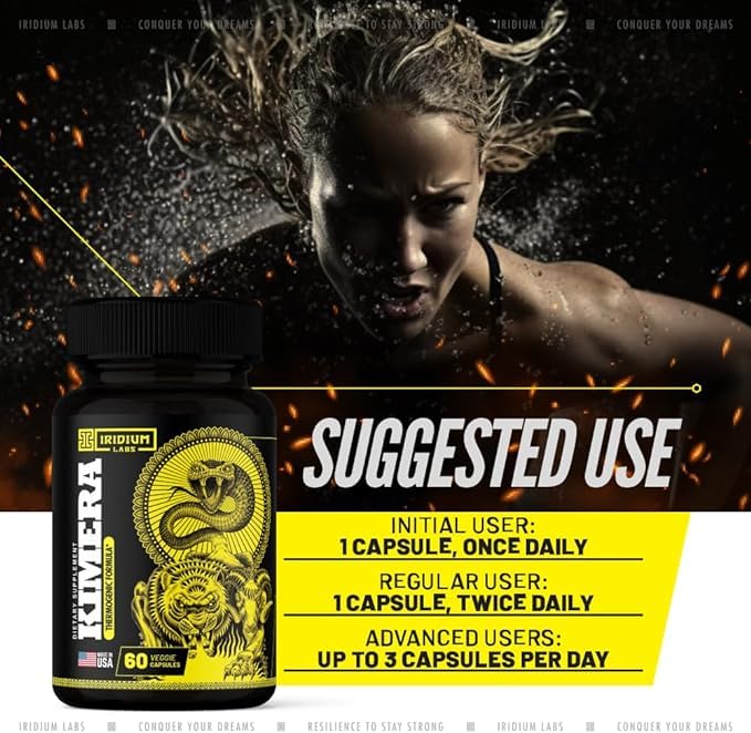 Iridium Labs Kimera Thermogenic Fat Burner - Weight Loss Supplement & Energy Booster Iridium Labs uk supplements