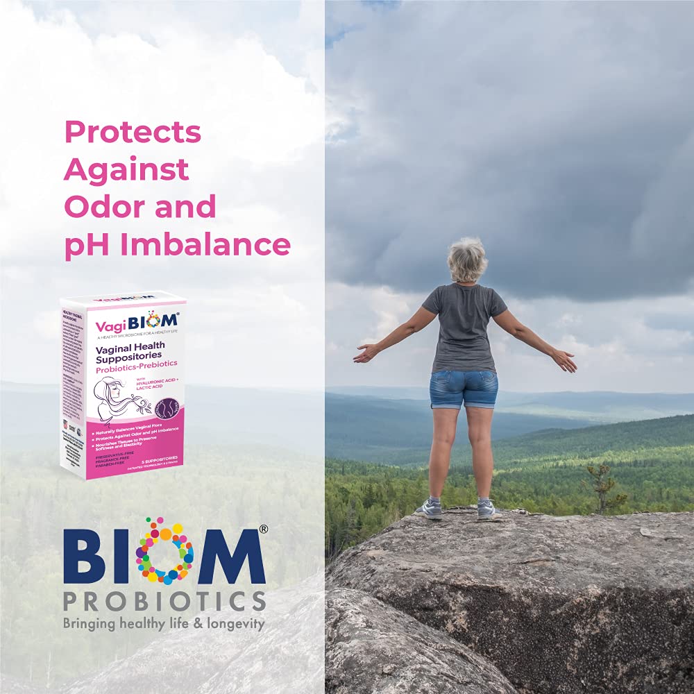 VagiBiom Lactobacillus Suppository: Microbiome Flora balance and Odor Control Regimen VagiBiom uk supplements