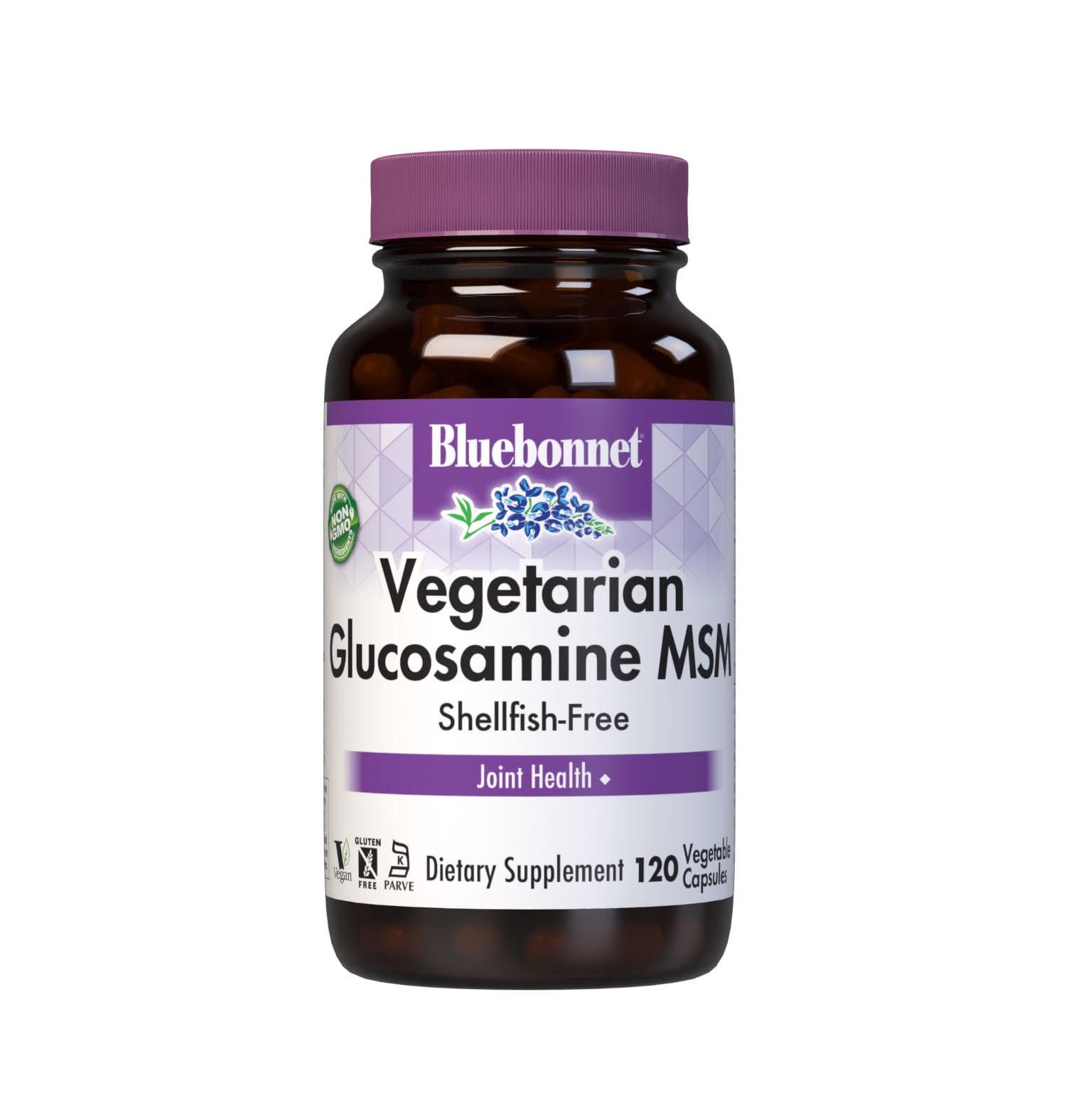BlueBonnet Vegetarian Glucosamine Plus MSM Supplement, 120 Count ('743715011151) BlueBonnet uk supplements