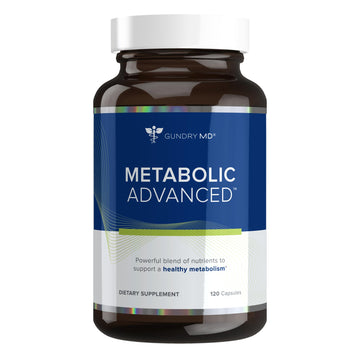 Gundry MD® Metabolic Advanced Nutrient Blend with Berberine to Support Healthy Metabolism, 120 Count Gundry MD uk supplements