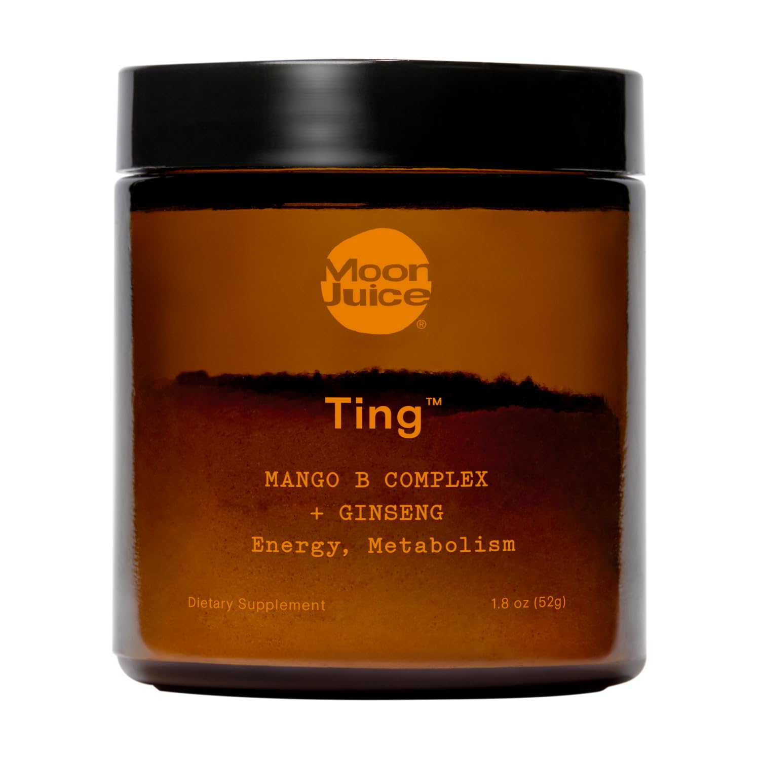 Moon Juice Ting - Vitamin B Complex Powder Supplement - Methylated B12, Folate, Ginseng, L-Glutamine & B Vitamins, Caffeine Free Energy & Digestion Support, Sugar Free, Mango, 1.8 oz, 25 Servings Moon Juice uk supplements