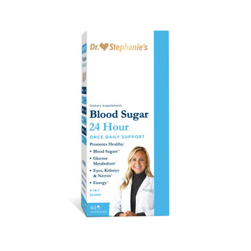 Pharmaganics Blood Sugar 24 Hour - 6 in 1 Formula with Cinnamon, Banaba, Chromium, Milk Thistle, & More - Once Daily Supplement Pharmaganics uk supplements