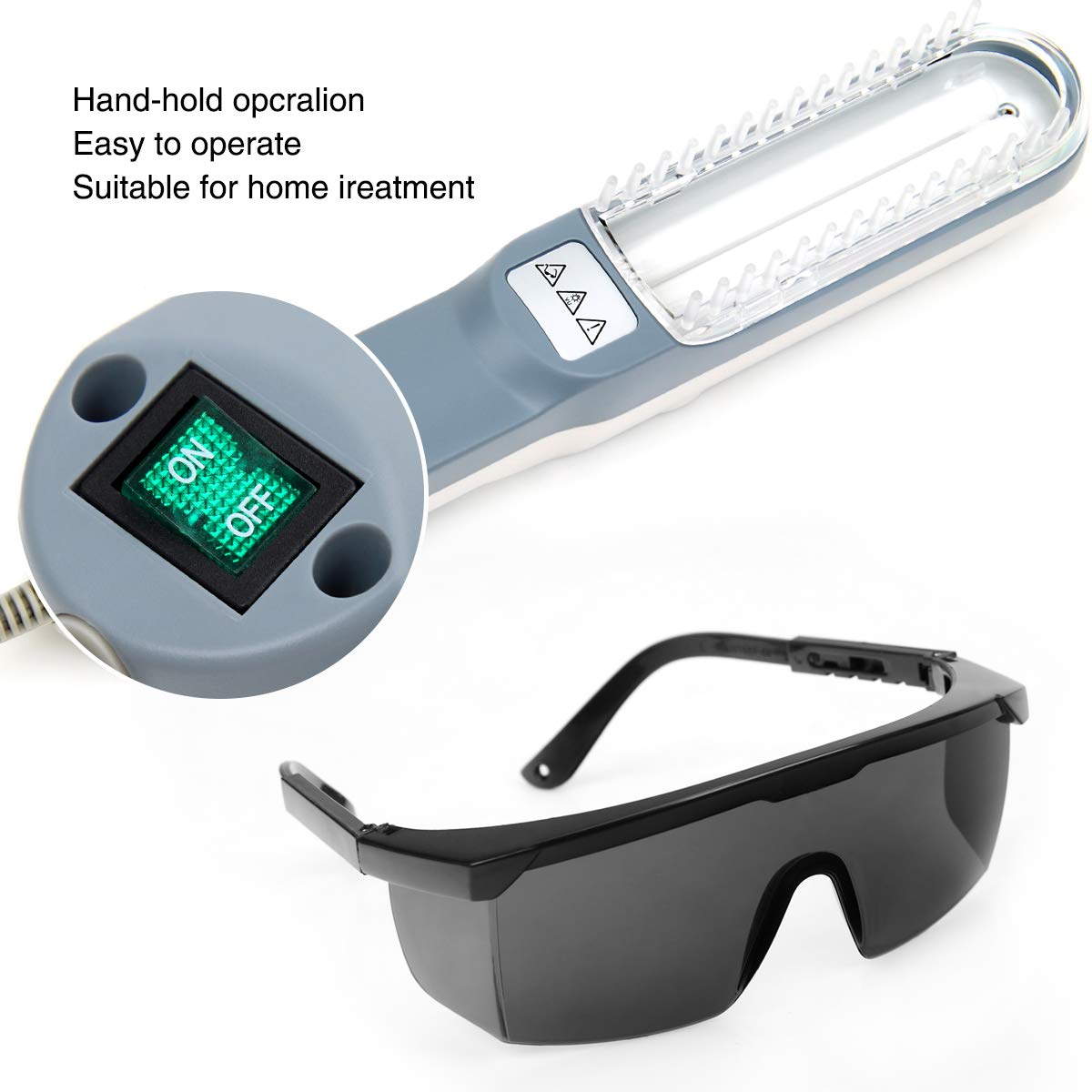 Hand Held UV Phototherapy Light Device for Home Use AUSPA uk supplements