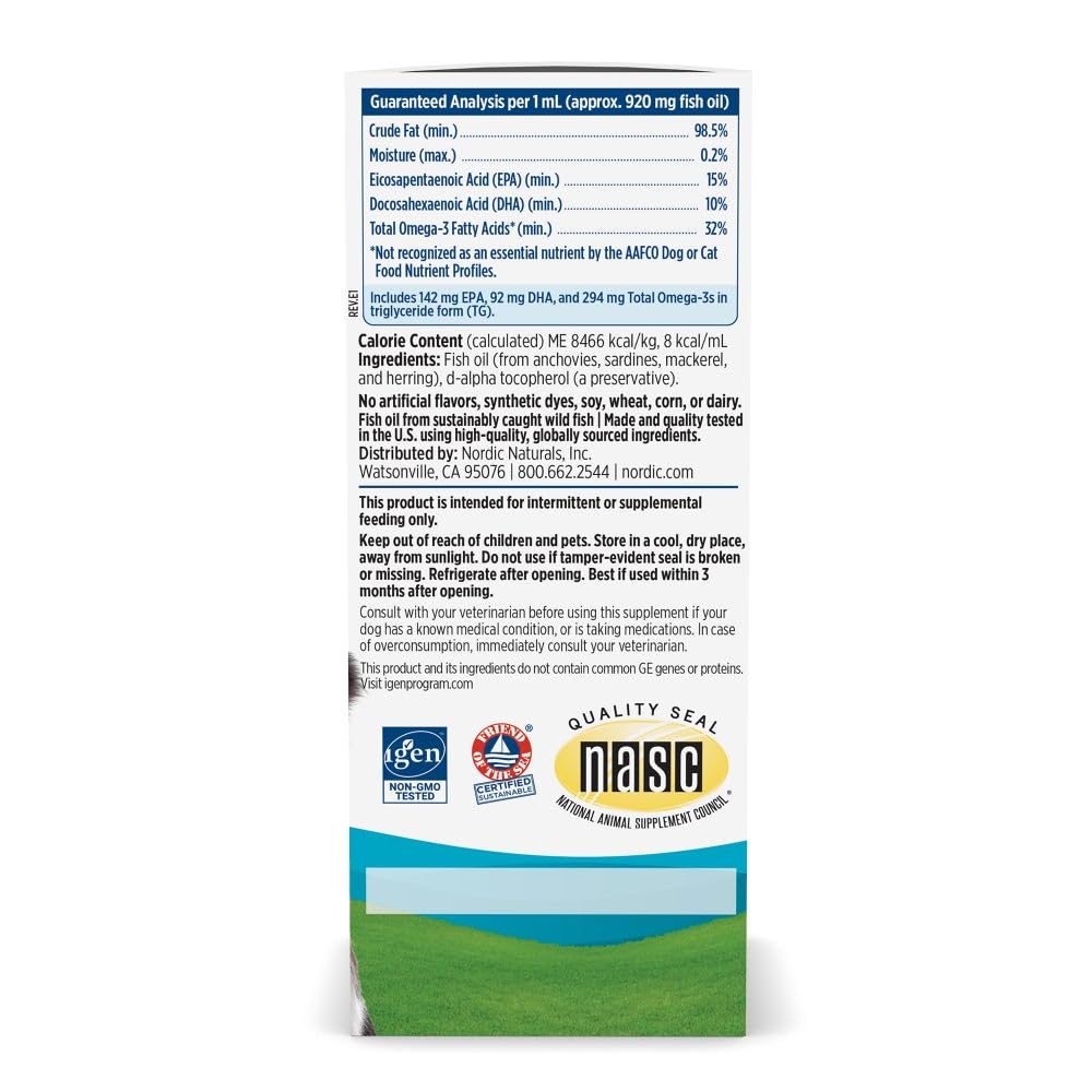 Nordic Naturals Omega-3 Pet Bundle - 2 oz Omega-3 Fish Oil for Small Dogs & Cats, 8 oz Pet Cod Liver Oil Promotes Heart, Skin, Coat, & Immune Health Nordic Naturals uk supplements