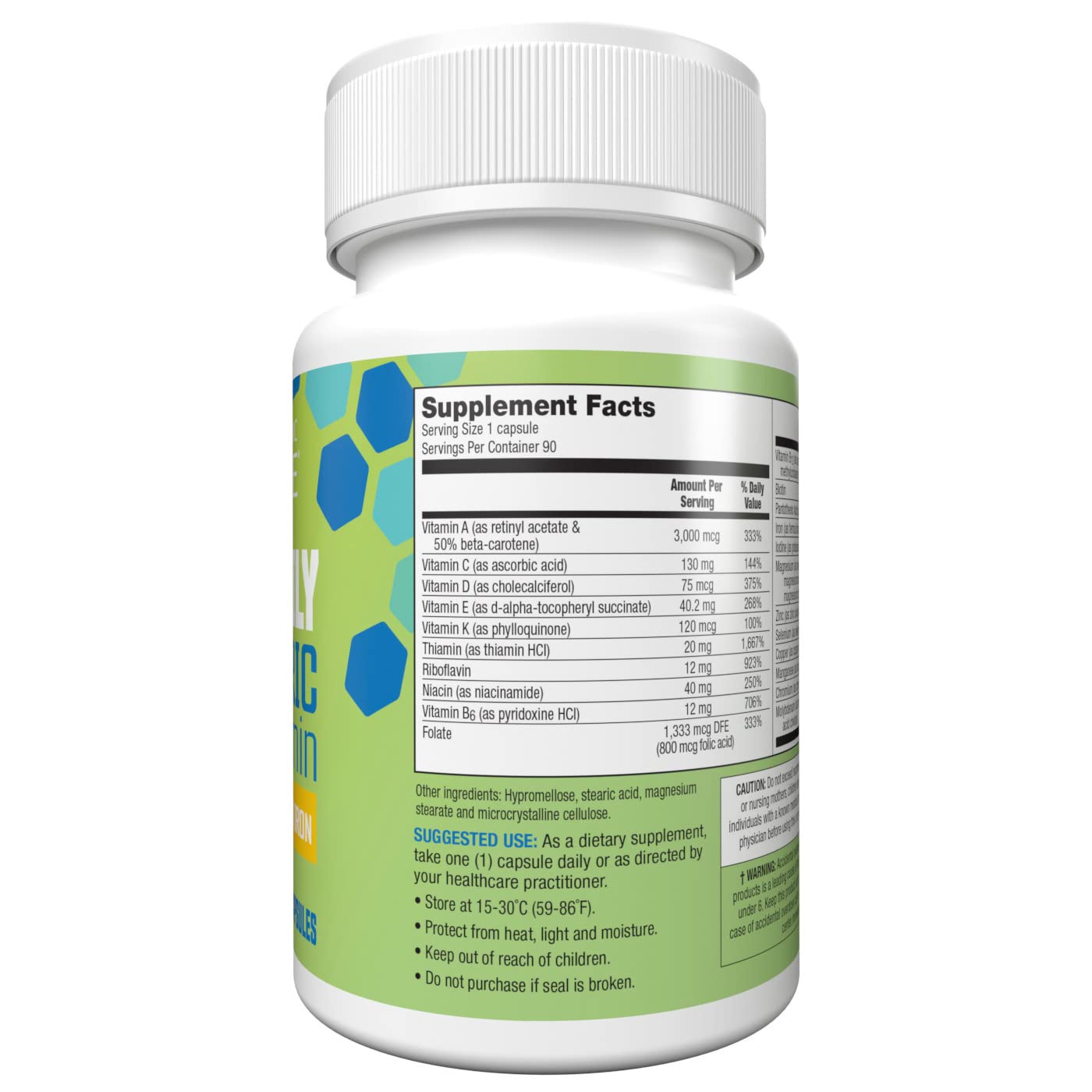 Bariatric Choice Once-Daily Bariatric Multivitamin with 45 mg of Iron | Easy to Swallow Capsule | Vitamin for Bariatric Surgery Patients | Bariatric Choice uk supplements