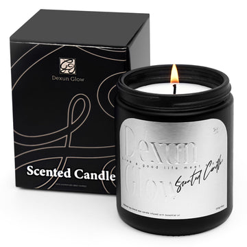 Aromatherapy Candle, Handcrafted with Natural Soy Wax and Essential Oils for Home Scented Appreciation Dexun Glow uk supplements
