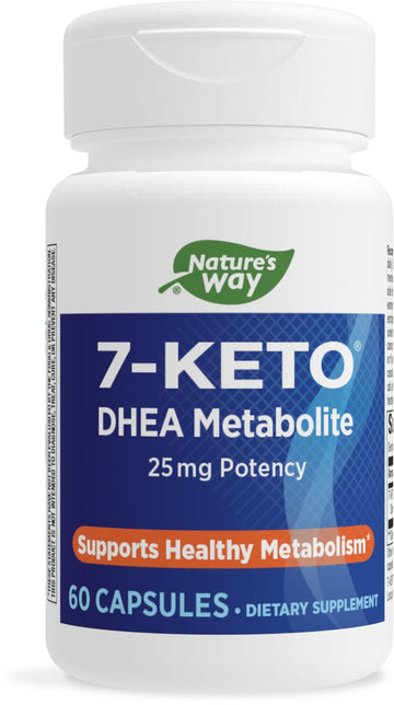 Nature's Way 7-KETO, DHEA Metabolite, Metabolism Support Supplement*, 25mg Potency Nature's Way uk supplements