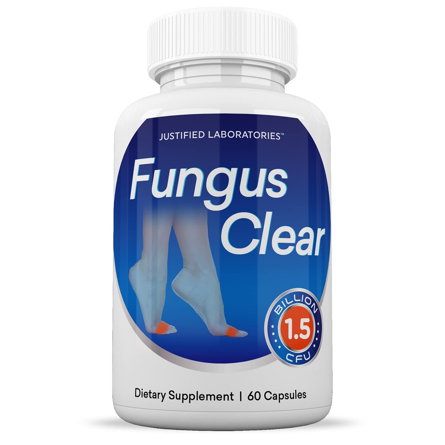 Justified Laboratories (2 Pack) Fungus Clear 1.5 Billion CFU Probiotic Pills 120 Capsules Justified Laboratories uk supplements
