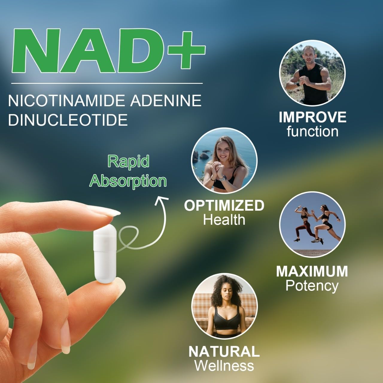 VitaCosmoX NAD+ with Resveratrol Similar to Nicotinamide Riboside Supplement, 1000 mg, 90 Capsules Vegan Non-GMO VitaCosmoX uk supplements