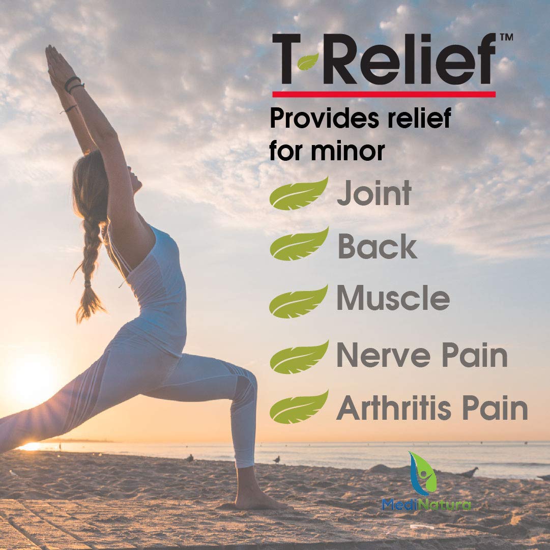 MediNatura T-Relief Extra Strength Pain Relief Arnica +12 Plant-Based Pain Relievers 100ct Tablets T-Relief Extra Strength Pain Relief 3oz Cream Bundle MediNatura uk supplements