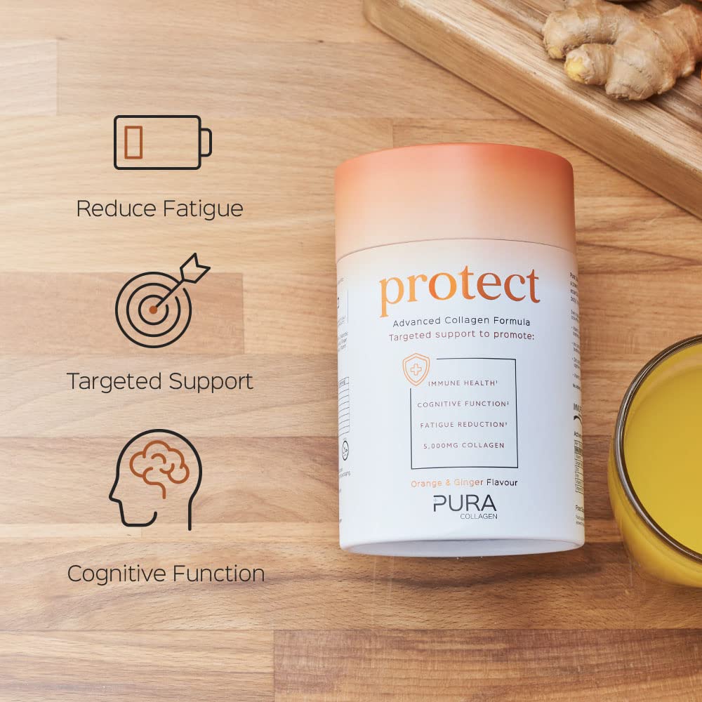 Pura Collagen Powdered Supplement (Protect) 5,000mg Bioactive Collagen Peptides® Pura Collagen uk supplements
