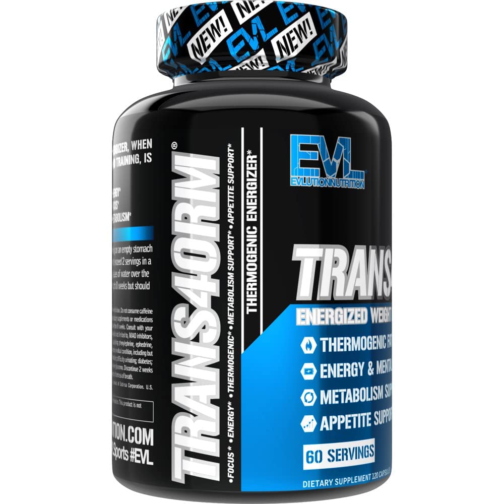 EVL Thermogenic Fat Burner Support - Fast Acting Weight Loss Energy and Appetite Evlution uk supplements