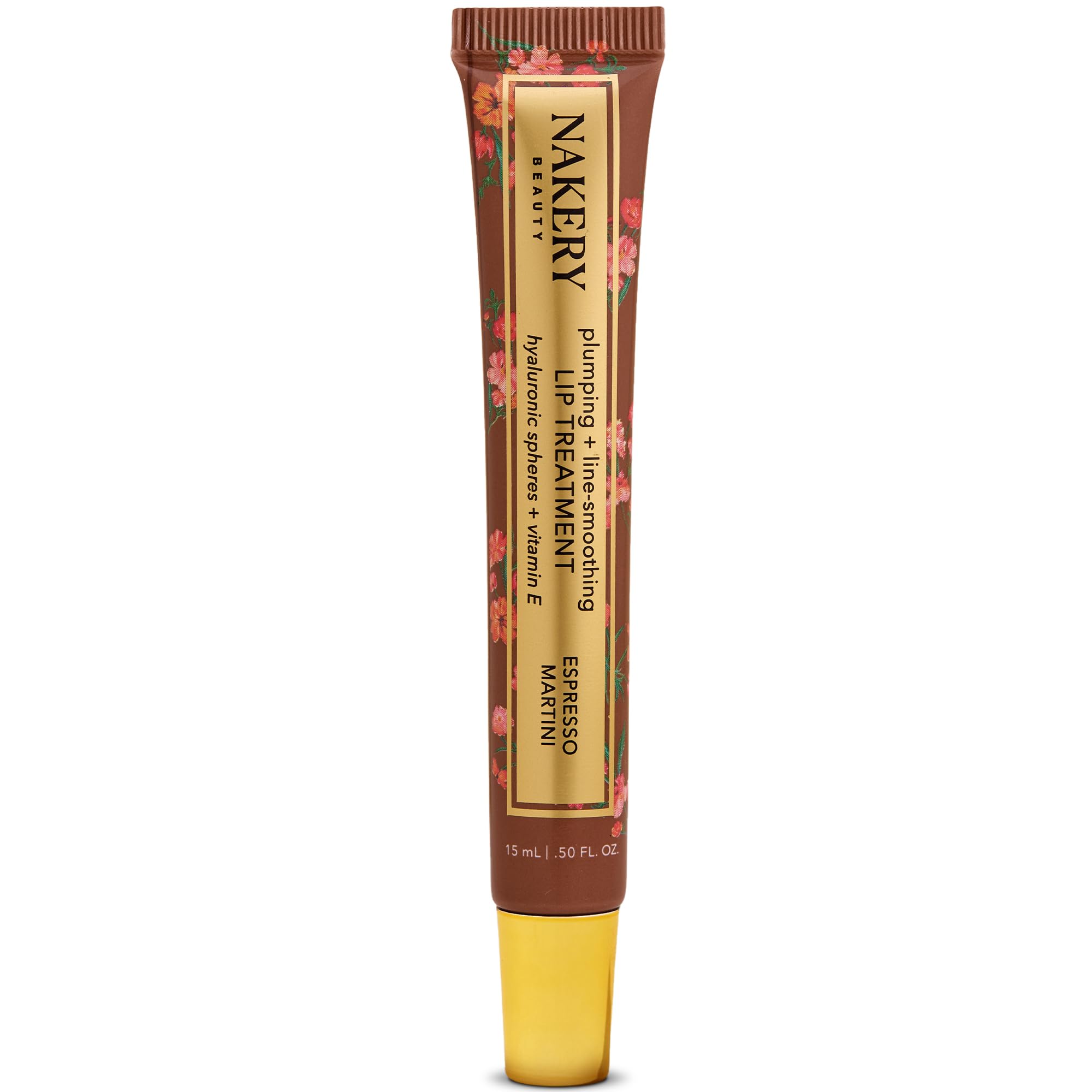 Nakery Plumping Lip Treatment for Dry Cracked Lips - Line Smoothing Lip Plumper for Women with Hyaluronic Acid Serum for Lips - Non Sticky Lip Gloss Plumper for Petal Soft Lips – Espresso Martini Nakery uk supplements