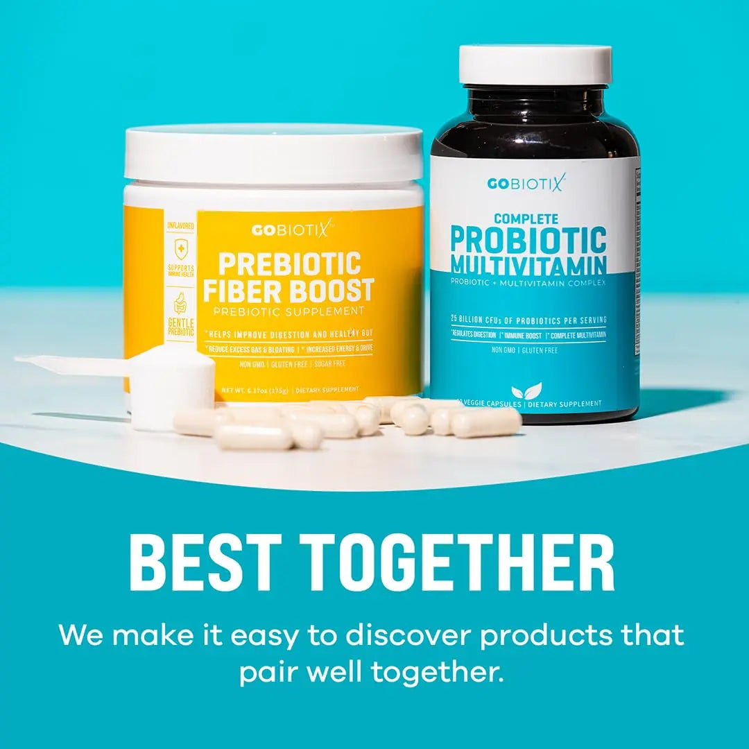 GOBIOTIX Multivitamin with Probiotics and Digestive Enzymes - 25 Billion CFU - Digestive Health, Probiotics for Women and Men GOBIOTIX uk supplements