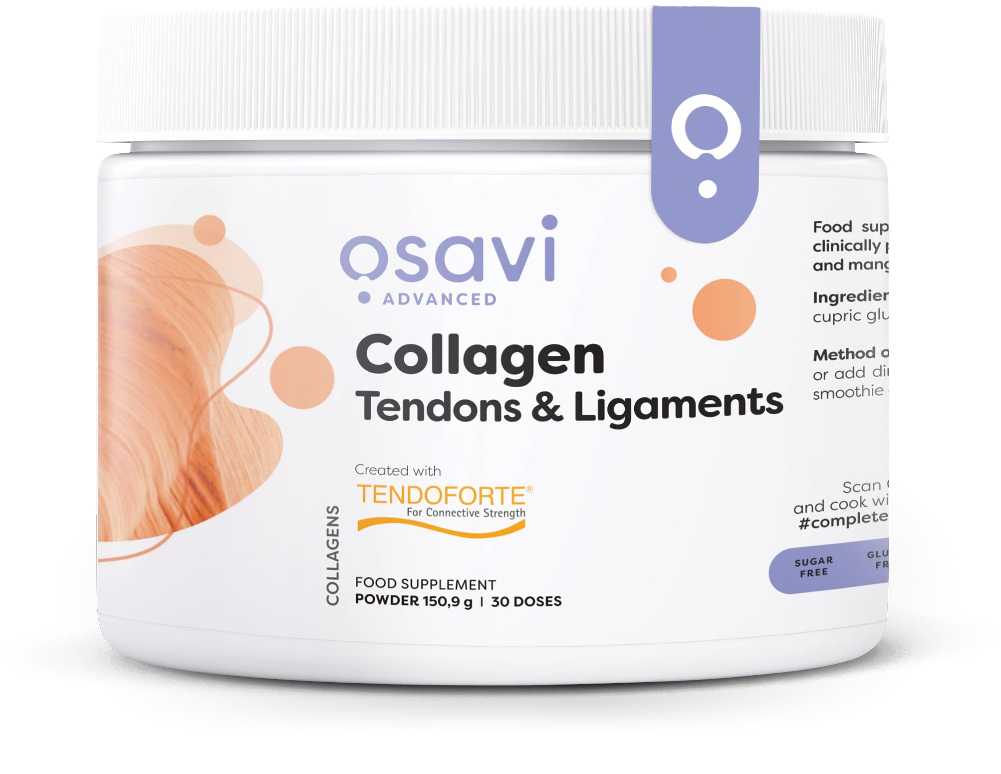 Osavi Collagen Peptides - Tendons & Ligaments - 150g OSAVI uk supplements