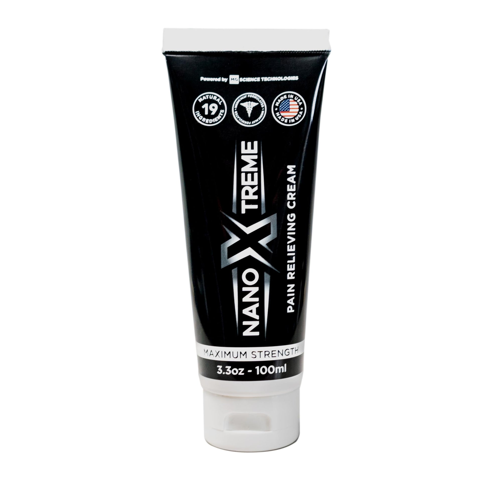 NANOXTREME Pain Relief Cream – Fast-Acting Topical for Muscle, Joint & Nerve Deep-Absorbing, Long-Lasting Formula with Natural Ingredients – Cooling Sensation – 3.3oz Tube – Made in USA NANOXTREME uk supplements