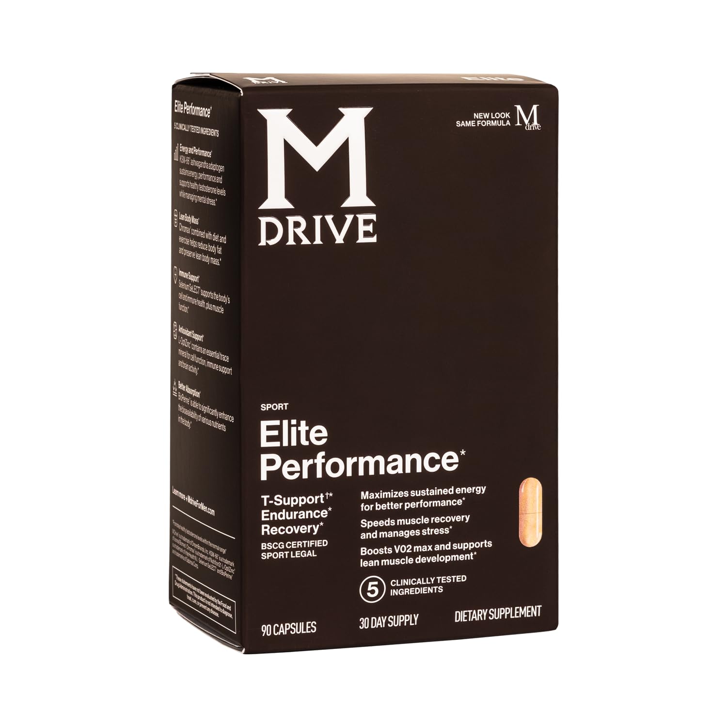 Mdrive Elite Multi - Natural Energy, Strength, Stress Relief, Lean Muscle, Immune Health Support from Zinc, Selenium, Manganese & Vitamin D, Enzymes for Digestive Support Mdrive uk supplements